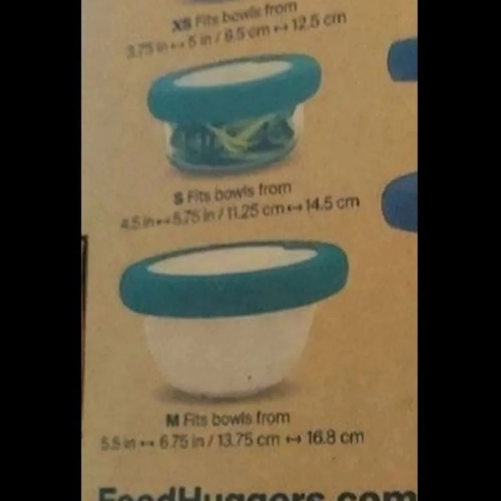 FOOD HUGGERS Terracotta Silicone Glass Bowl Lids Set of 3 BPA PHYLATE FREE BNWT